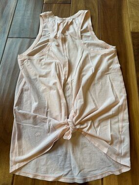Lululemon All Tied Up Tank pale pink